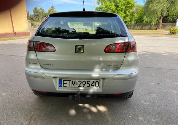 Seat Ibiza cena 4800 przebieg: 240000, rok produkcji 2003 z Morąg małe 529